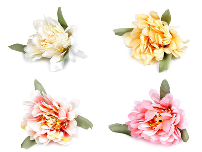 Boutons de fleurs artificiels, Ø 6 cm