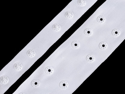 Bande à pression pour bodys, double, 42 mm