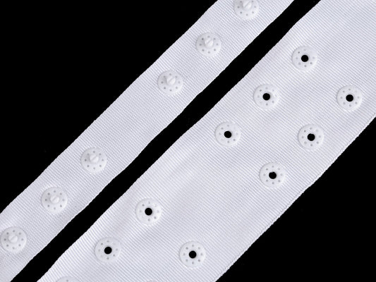 Bande à pression pour bodys, double, 42 mm