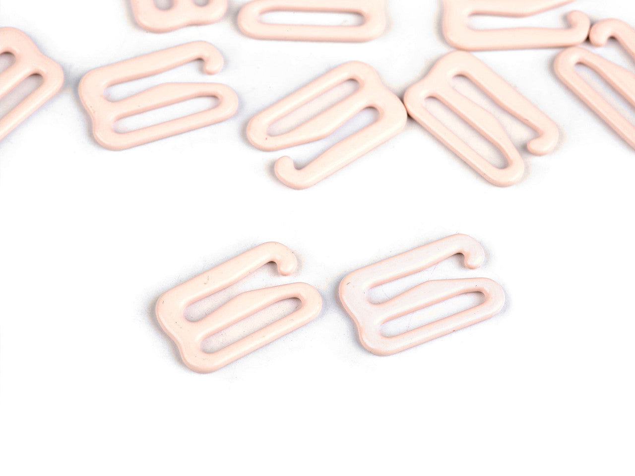 Crochet métallique pour soutien-gorge, largeur 12 mm