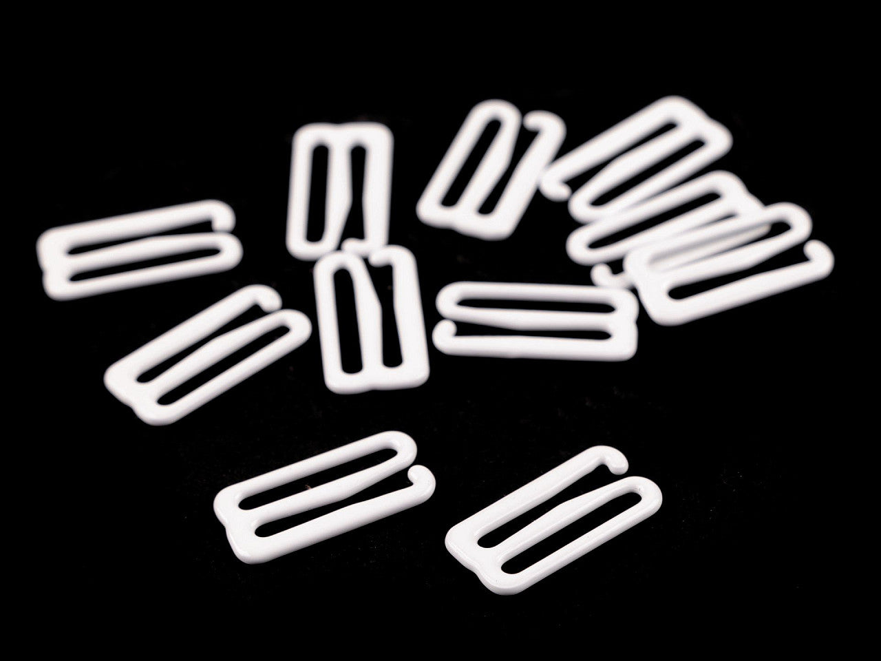 Crochet métallique pour soutien-gorge, largeur 18 mm