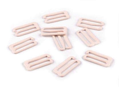 Crochet métallique pour soutien-gorge, largeur 18 mm