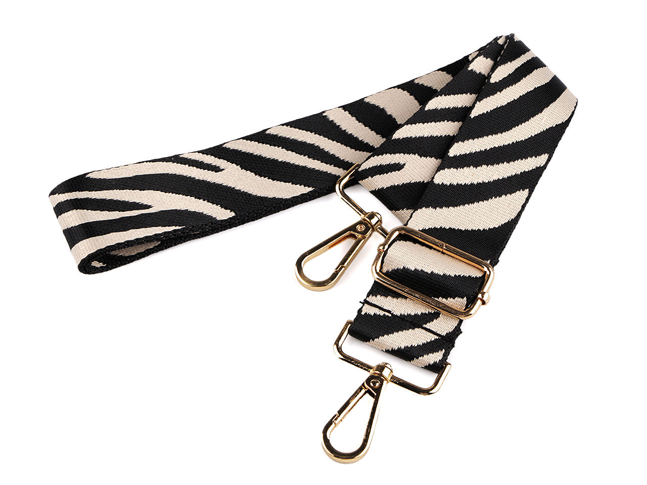 Anse/Sangle de sacs avec mousquetons, largeur 3,8 cm - 1pc