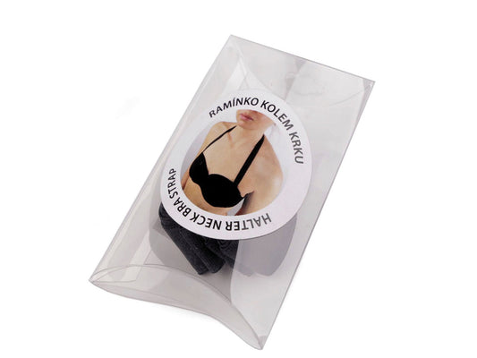 Bretelle de soutien-gorge pour dos nu avec fermoir métallique, largeur 15 mm
