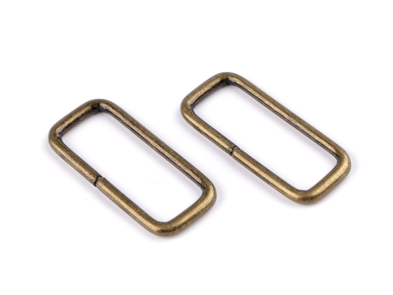 Anneau de sangle rectangulaire en métal, largeur 25 mm