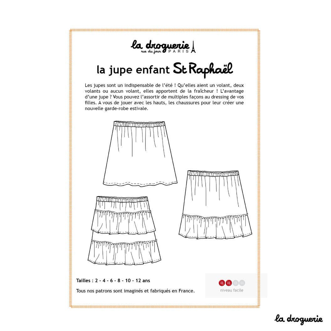 LA DROGUERIE - Patron couture de la jupe enfant St Raphaël