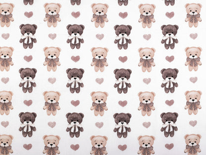 Tissu/Toile en coton, Ours en peluche - 1m