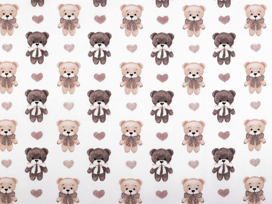 Tissu/Toile en coton, Ours en peluche - 1m