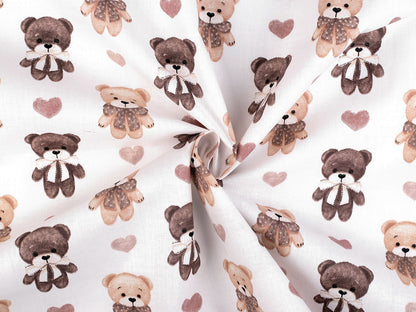 Tissu/Toile en coton, Ours en peluche - 1m