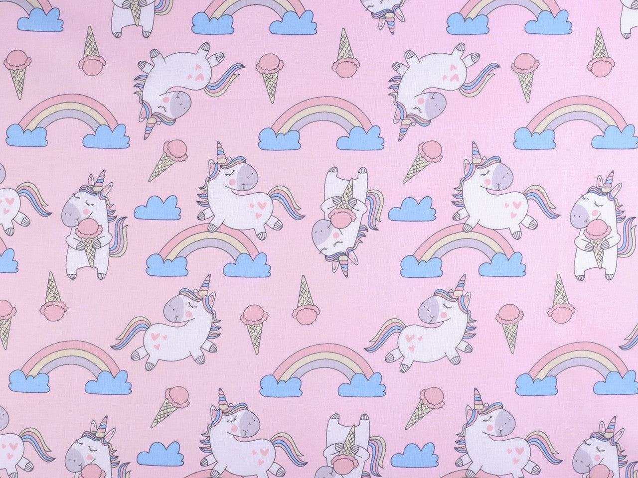 Tissu/Toile en coton, Licornes