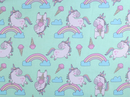 Tissu/Toile en coton, Licornes