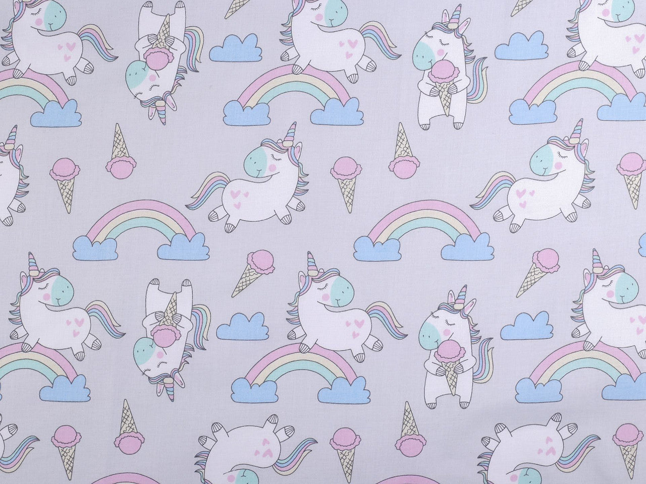 Tissu/Toile en coton, Licornes