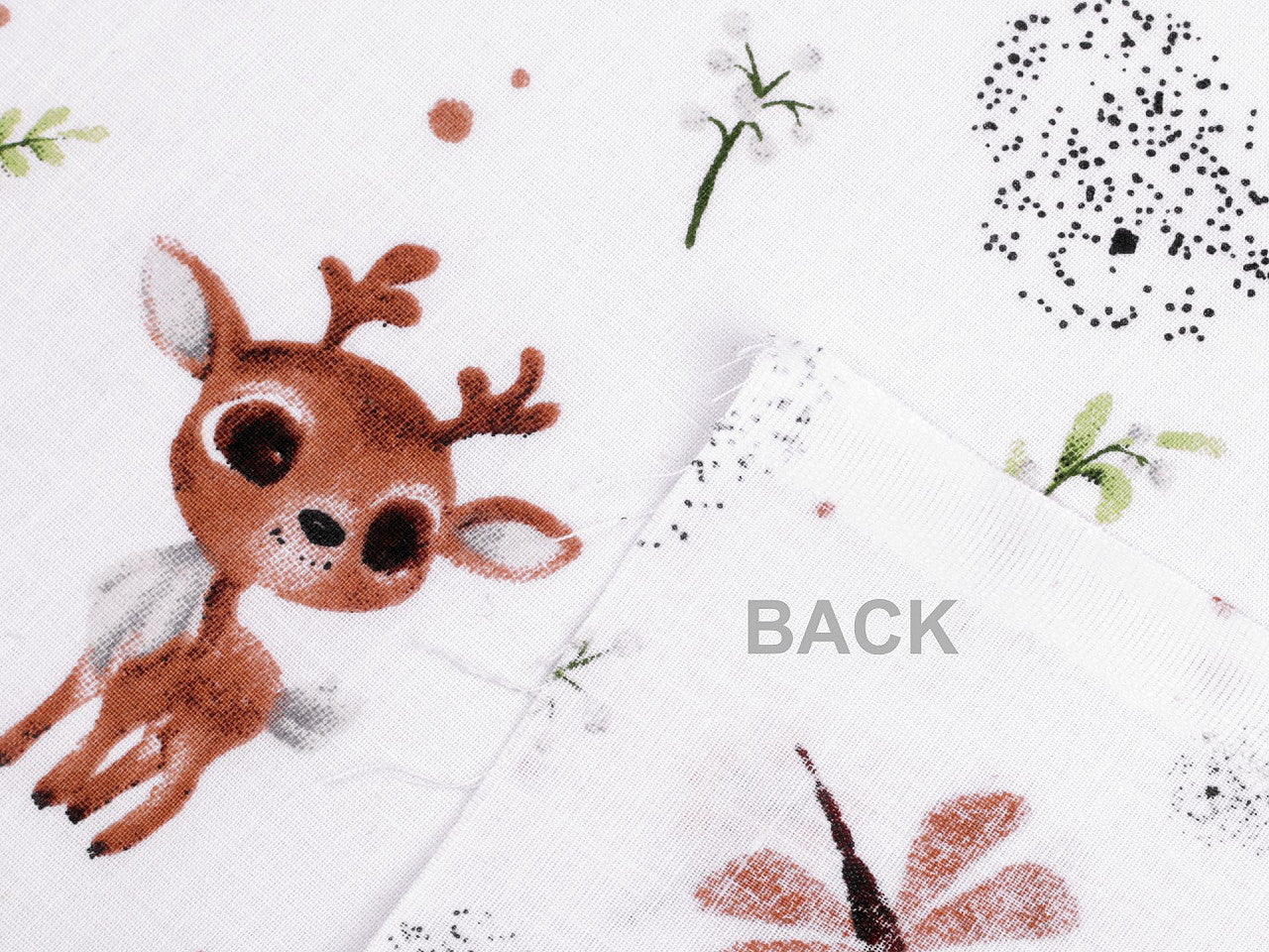 Tissu/Toile en coton, Cerfs