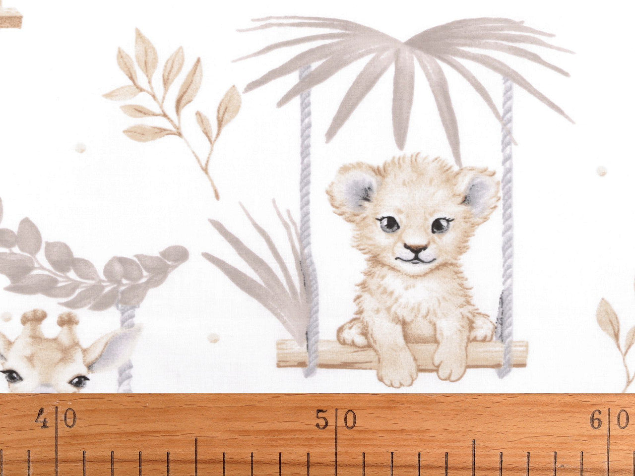 Tissu/Toile en coton, Animaux de safari