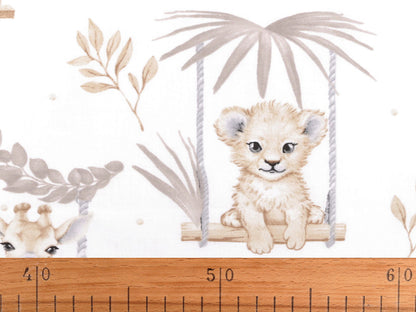 Tissu/Toile en coton, Animaux de safari