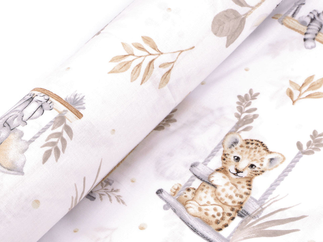 Tissu/Toile en coton, Animaux de safari