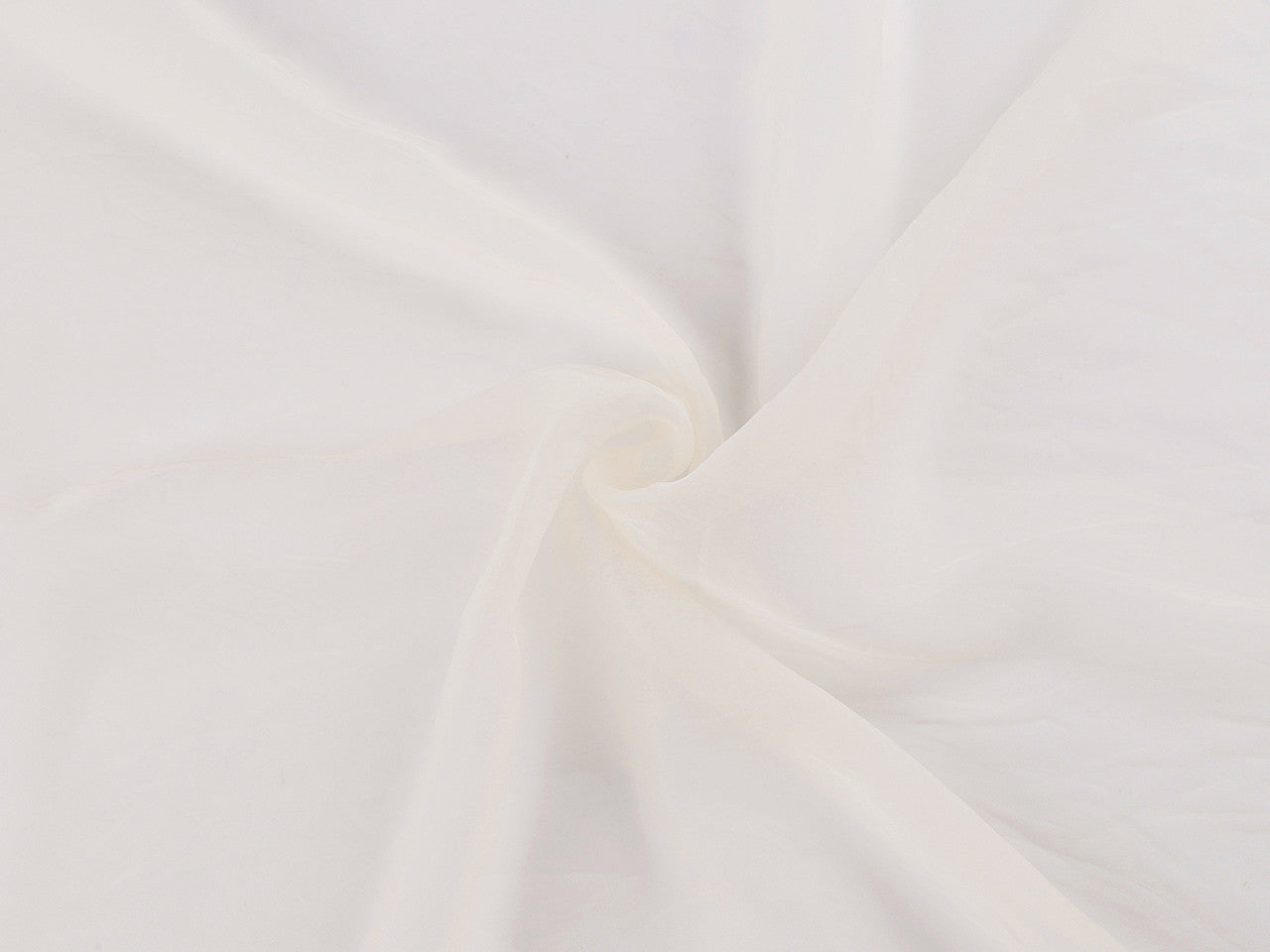 Organza décoratif pour habillement, mat, crêpe - 1m