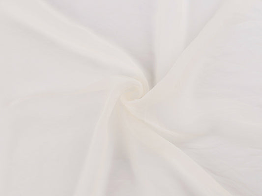 Organza décoratif pour habillement, mat, crêpe - 1m