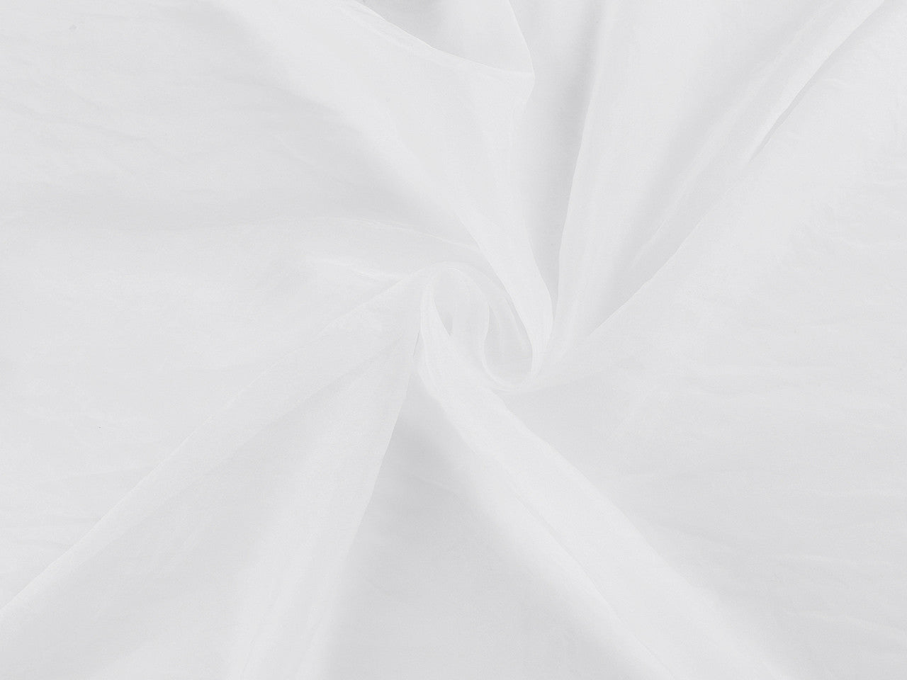 Organza décoratif pour habillement, mat, crêpe - 1m