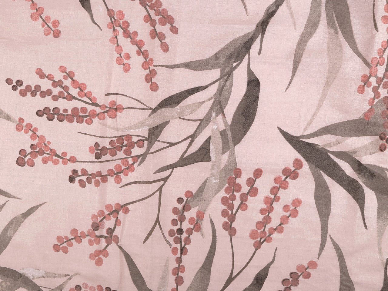 Tissu/Toile en coton, Feuilles, plantes, largeur 220 cm - 1m