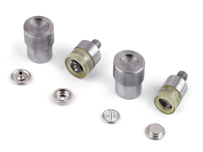 Moule de presse à main pour boutons pression métalliques double face, Ø 15 mm - 1set
