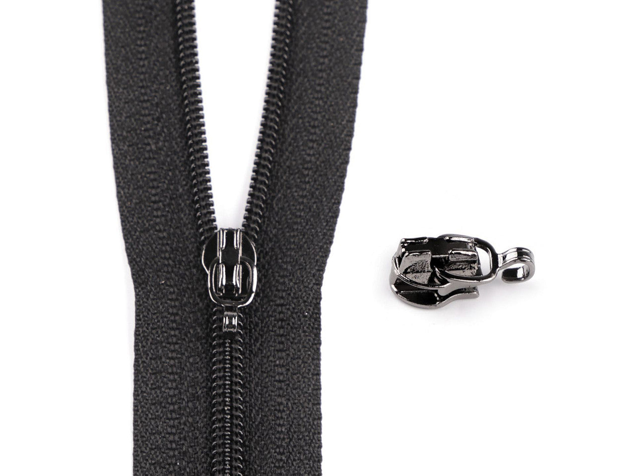 Curseur pour FAG  en nylon, N<sup>o</sup> 3, avec crochet pendentif