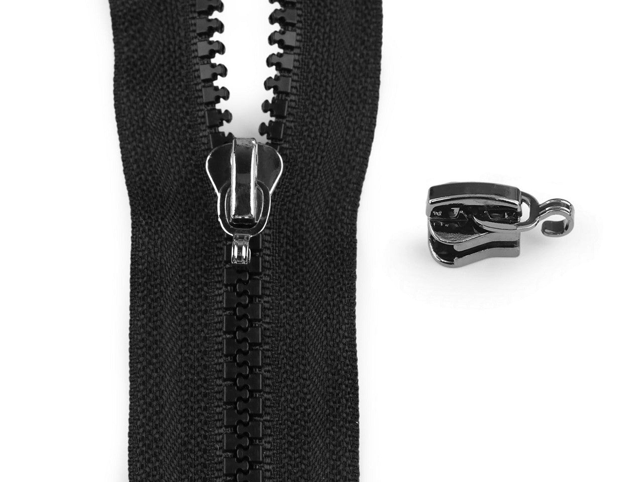 Curseur pour FAG  en plastique No 5 avec crochet pendentif