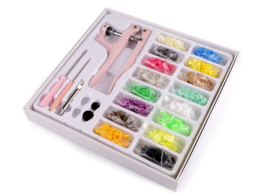 Ensemble - presse manuelle et boutons pression, taille 12,7mm - 1set