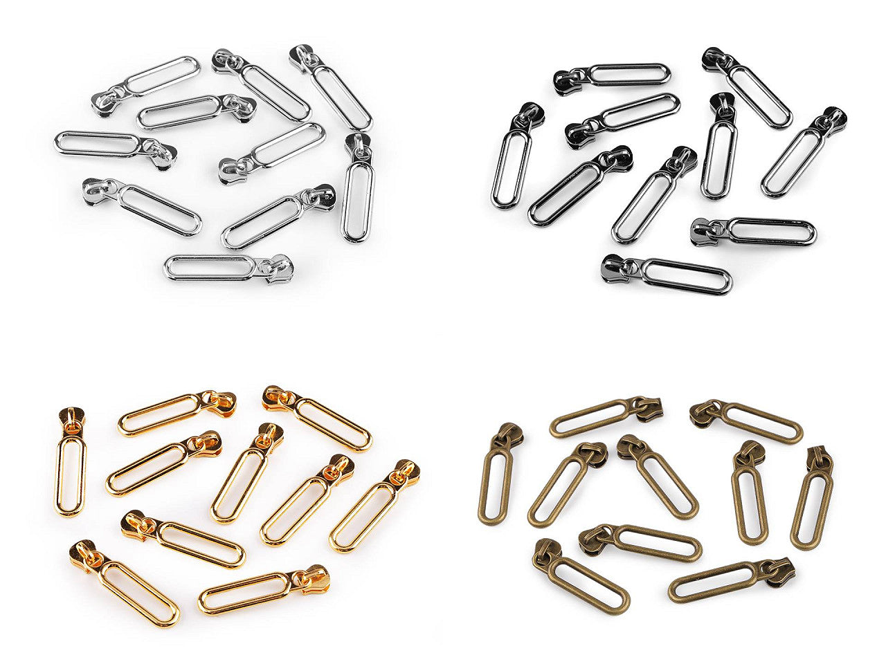 Glissière pour fermetures Éclair en plastique, No 5 - 10pc