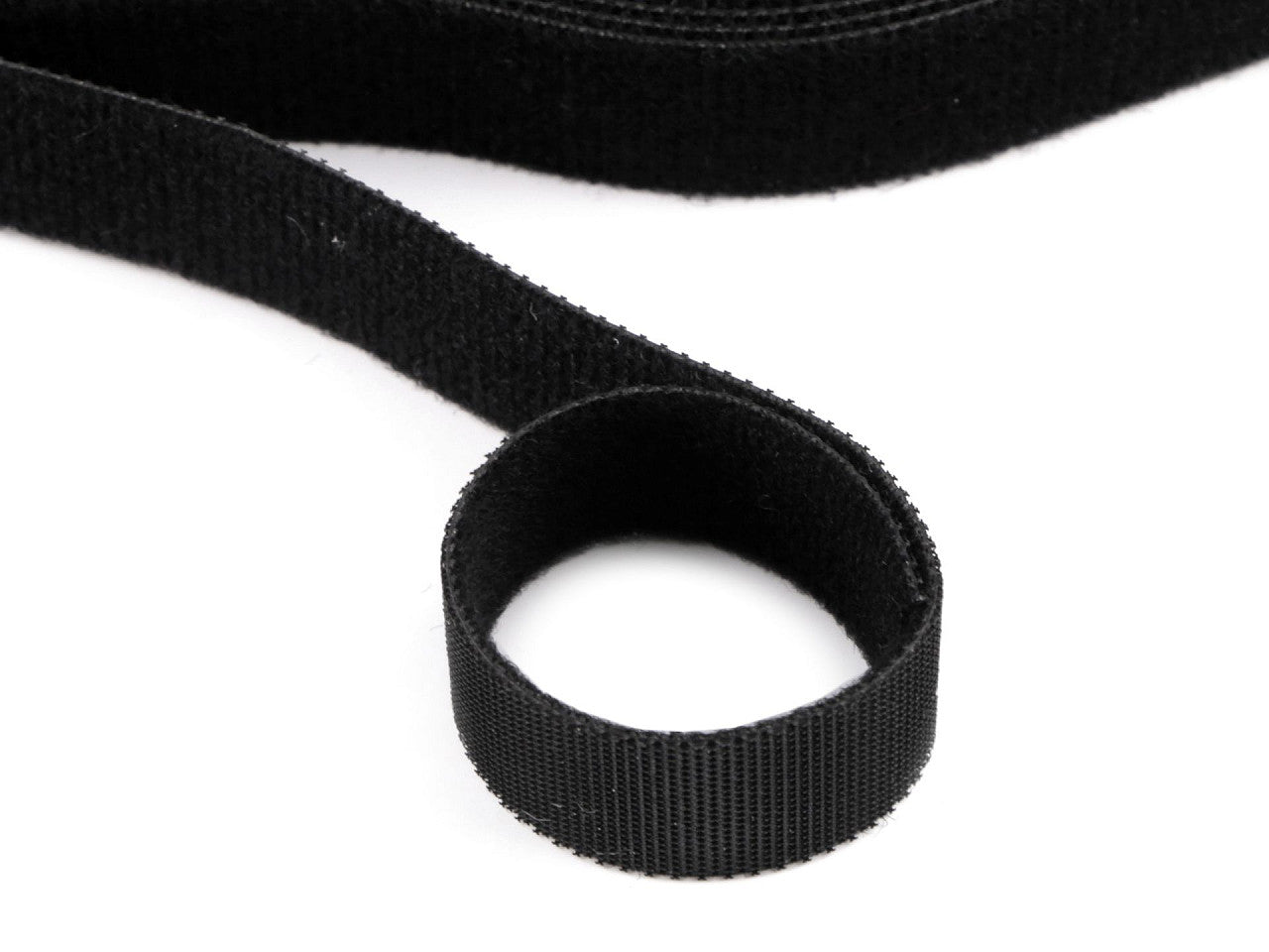 Bande Velcro double face à profil bas, pour la maison et le jardin, largeur 20 mm - 1m
