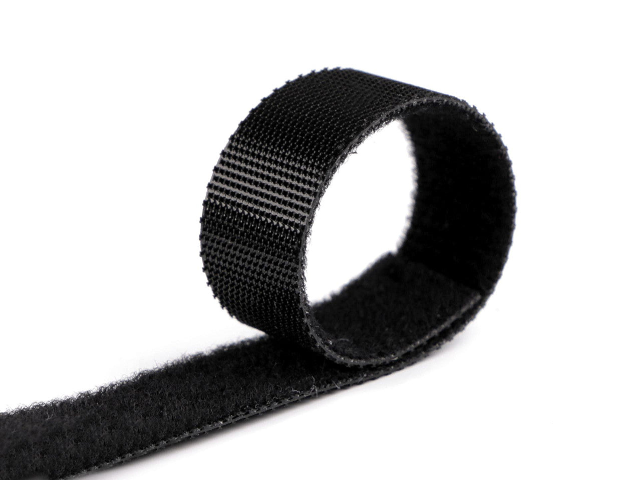Bande Velcro double face à profil bas, pour la maison et le jardin, largeur 15 mm - 1m