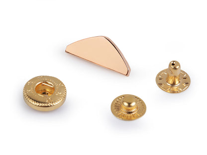 Fermoir pour portefeuille/sac à main, largeur 20 mm - 10set