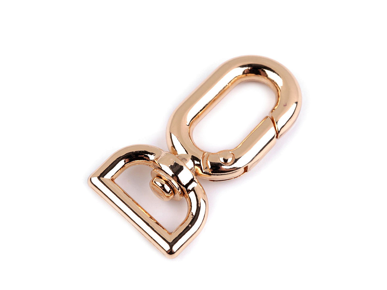 Mousqueton métallique pour sangle de 13 mm