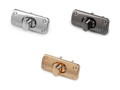 Lot de fermoirs pour sac à main, 17 x 43 mm - 1set