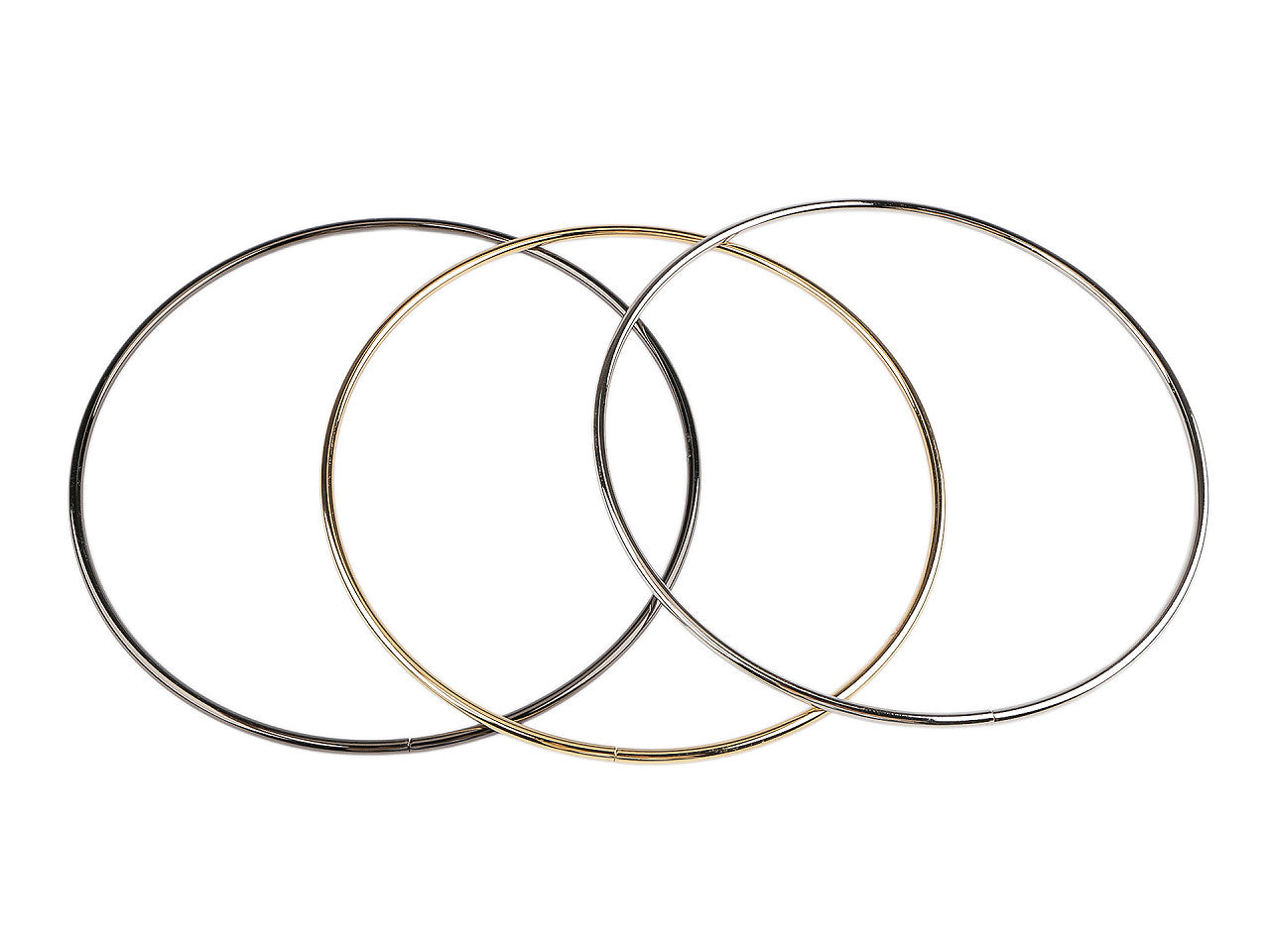 Anneau/Anse en métal pour sac, Ø 21,3 cm - 1pc