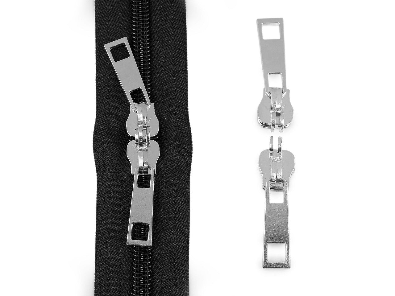 Curseur pour FAG  en nylon, N<sup>o</sup> 7, avec trous pour cadenas