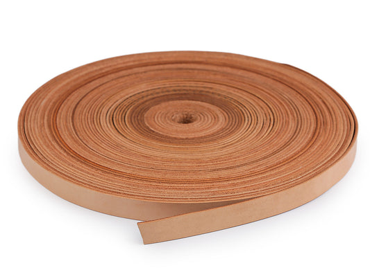 Sangle/Anse de sac en cuir, largeur 15 mm, vendue au mètre