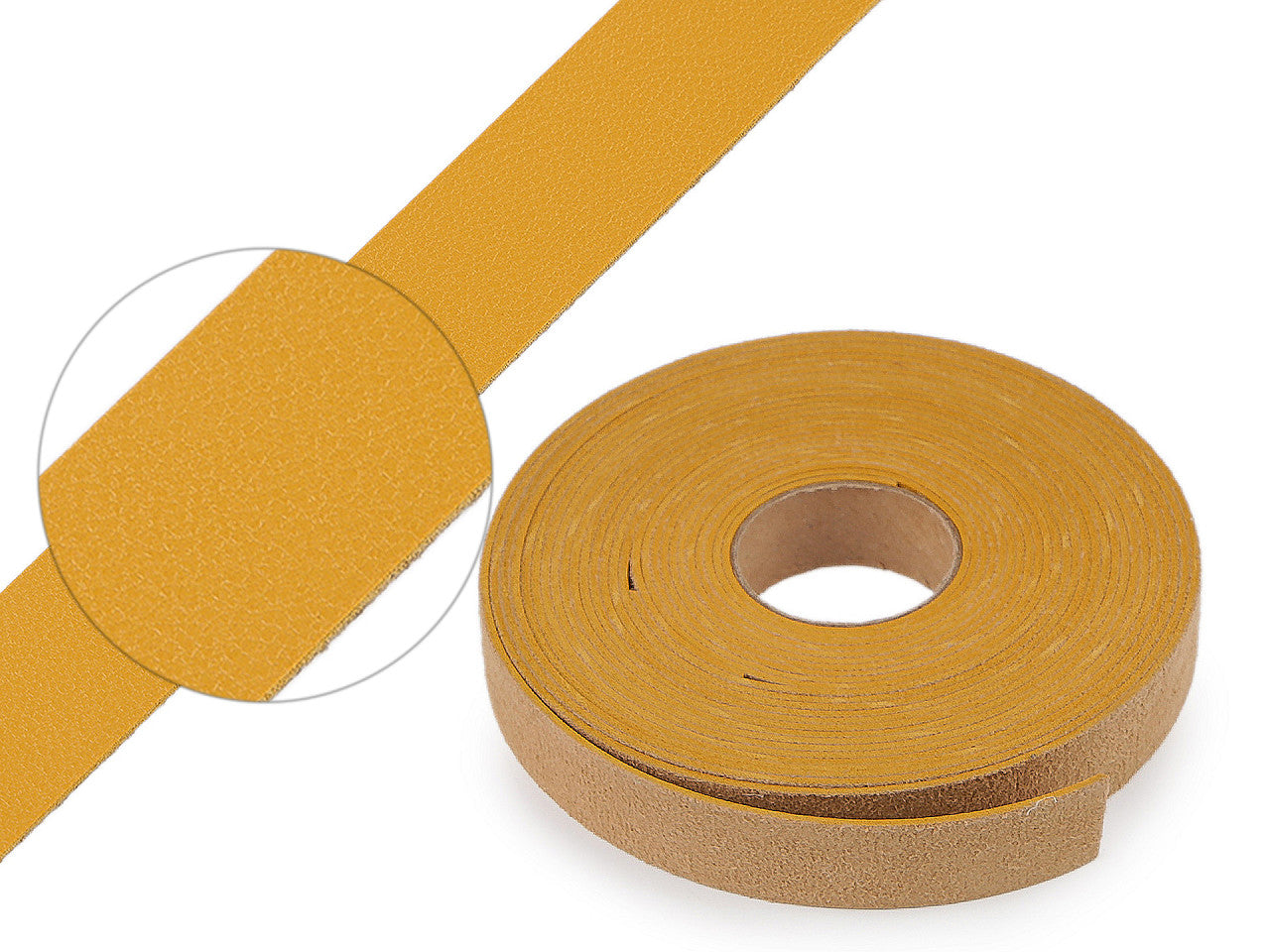Anses de sac en éco-cuir, largeur 20 mm - produit brut