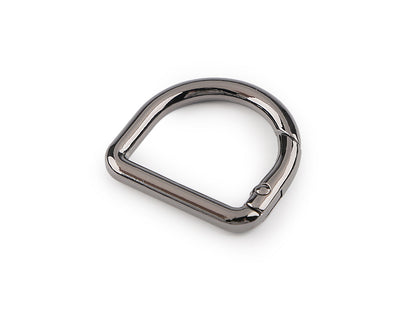 Demi-anneau pour mousqueton, adapté pour 22 mm - 10pc