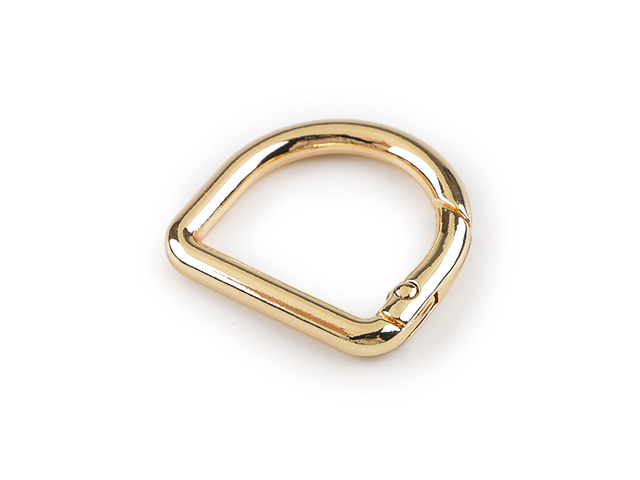 Demi-anneau pour mousqueton, adapté pour 22 mm - 10pc