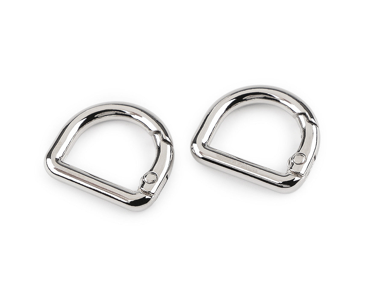 Anneau en D pour mousqueton, adapté pour 16 mm - 2pc