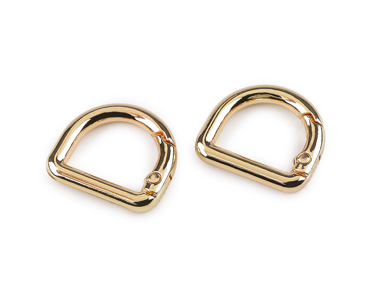 Anneau en D pour mousqueton, adapté pour 16 mm - 2pc
