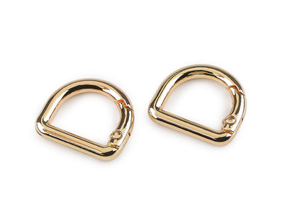 Anneau en D pour mousqueton, adapté pour 16 mm - 2pc