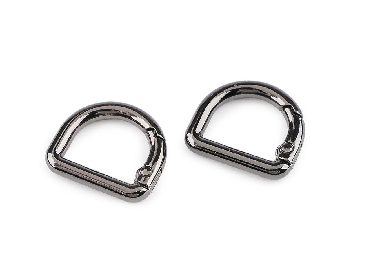 Anneau en D pour mousqueton, adapté pour 16 mm - 2pc