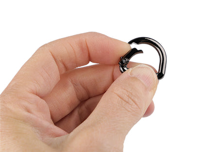 Anneau en D pour mousqueton, adapté pour 16 mm - 2pc