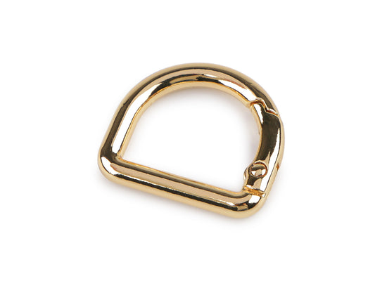 Anneau en D pour mousqueton, adapté pour 19 mm - 1pc