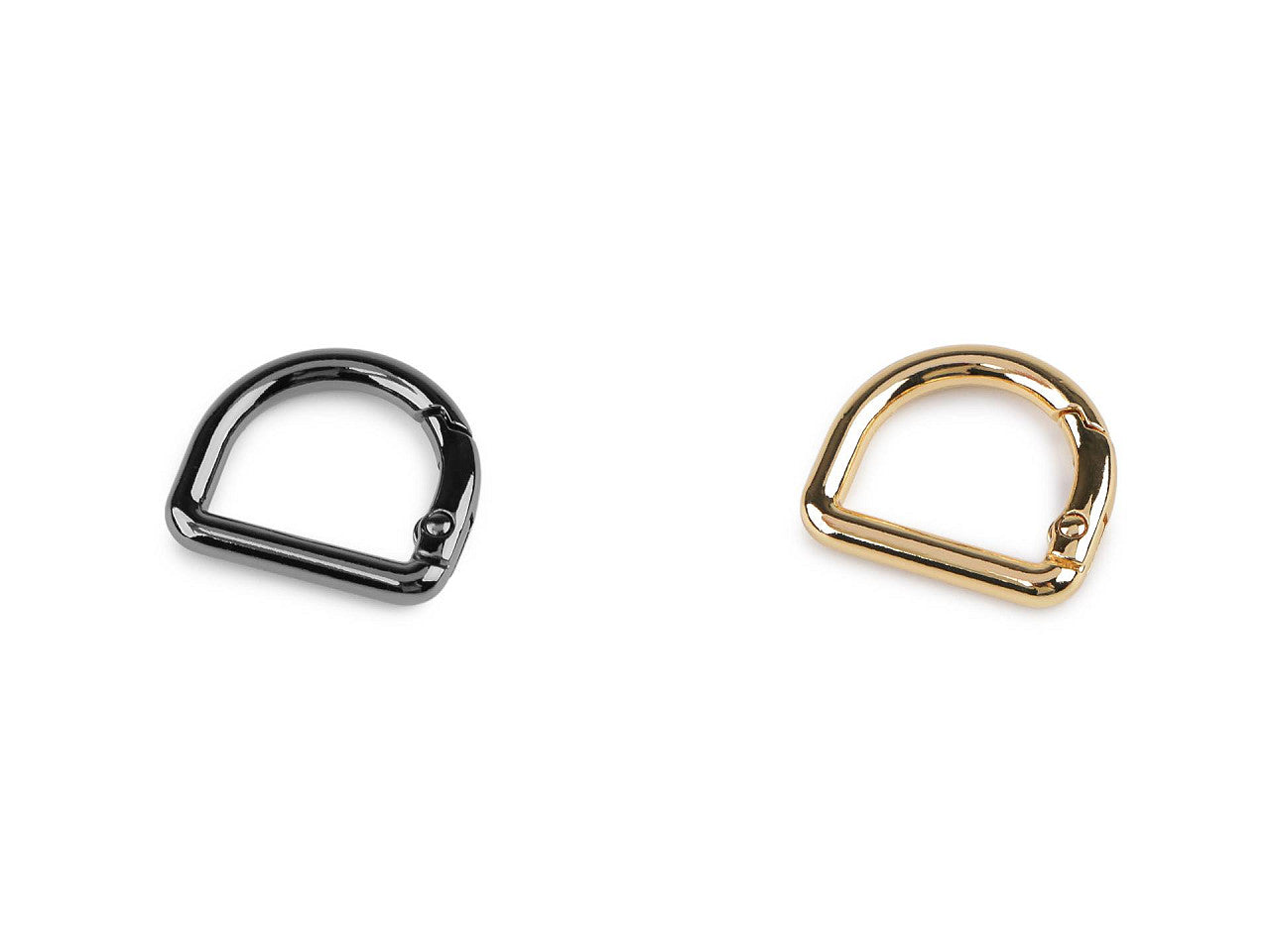 Anneau en D pour mousqueton, adapté pour 19 mm - 1pc