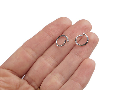Anneau de connexion en acier inoxydable, Ø 10 mm, pour confection de porte-clés - 1sachet
