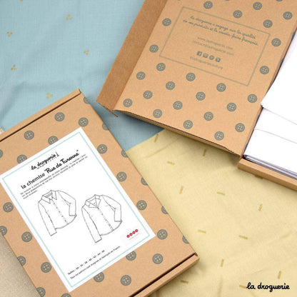 LA DROGUERIE - Patron couture de la chemise femme "Rue de Turenne"
