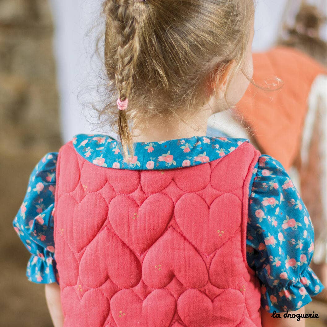 Patron couture du gilet matelassé enfant Arlington